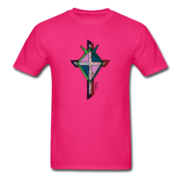 T-shirt - HALelujah! Designs - Cross of Love (Unisex) - fuchsia