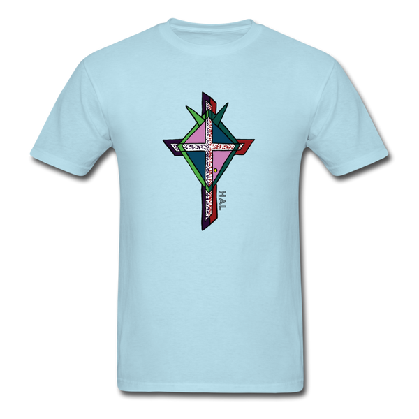 T-shirt - HALelujah! Designs - Cross of Love (Unisex) - powder blue