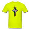 T-shirt - HALelujah! Designs - Cross of Love (Unisex) - safety green