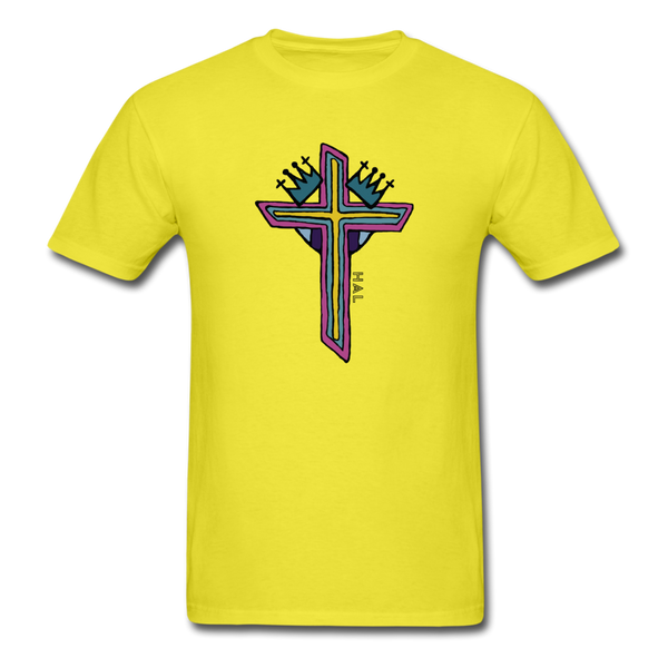 T-shirt - HALelujah! Designs - King of Kings (Unisex) - yellow