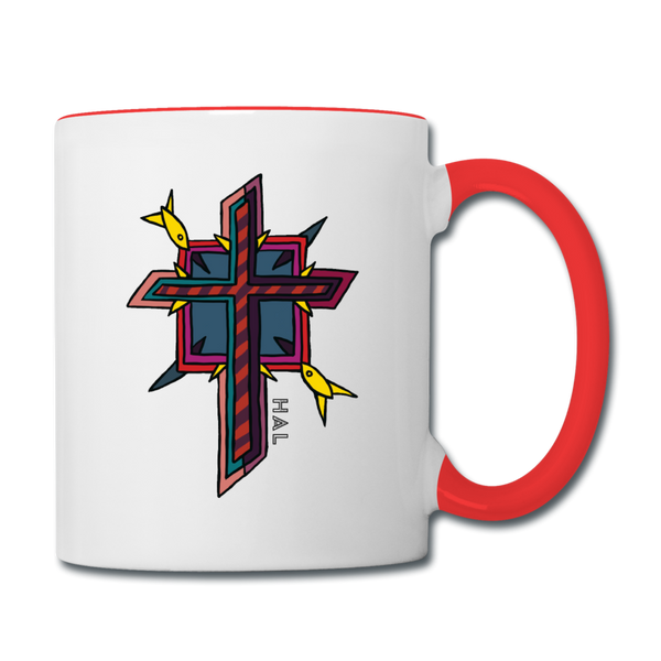 Mug - HALelujah! Designs - To be Faithful (11 oz.) - white/red