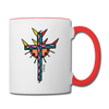 Mug - HALelujah! Designs - Power of the Cross (11 oz.) - white/red