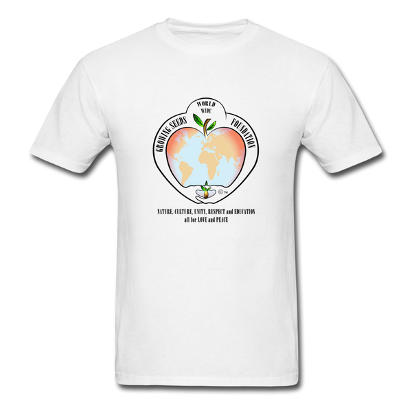 T-shirt - Growing Seeds Worldwide Logo (Unisex) - white