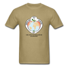 T-shirt - Growing Seeds Worldwide Logo (Unisex) - khaki