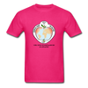 T-shirt - Growing Seeds Worldwide Logo (Unisex) - fuchsia
