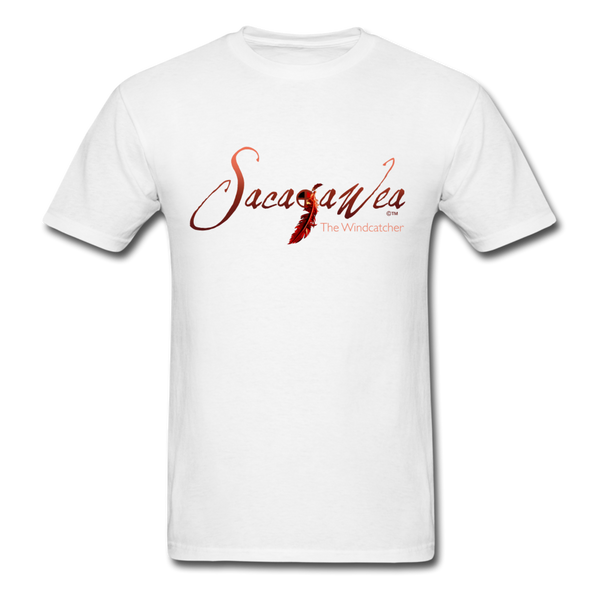 T-Shirt - Sacajawea, The Windcatcher Logo - Red Logo - white