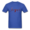 T-Shirt - Sacajawea, The Windcatcher Logo - Red Logo - royal blue