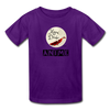 Youth T-Shirt - Moon Drake Anime Series Logo - purple