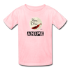 Youth T-Shirt - Moon Drake Anime Series Logo - pink