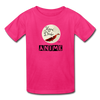 Youth T-Shirt - Moon Drake Anime Series Logo - fuchsia