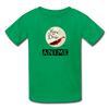 Youth T-Shirt - Moon Drake Anime Series Logo - kelly green