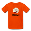 Youth T-Shirt - Moon Drake Anime Series Logo - orange