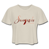 T-shirt - Sacajawea The Windcatcher Logo -  Cropped Tee - dust