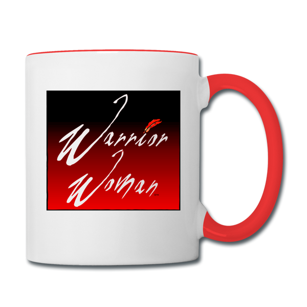 Mug - Warrior Woman Spirit Wind (11 oz.) - white/red