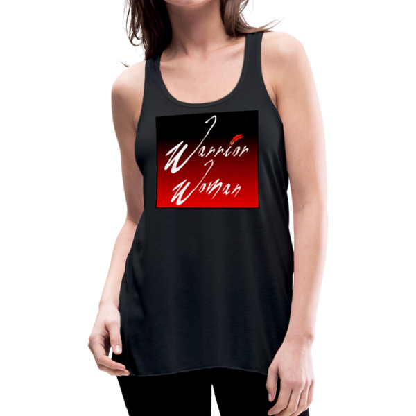 T-shirt - Warrior Woman Flowy Tank Top (Women's) - black
