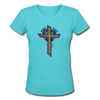 T-shirt - HALelujah! Designs - King of Kings (Women's) - aqua