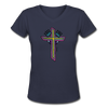 T-shirt - HALelujah! Designs - King of Kings (Women's) - navy
