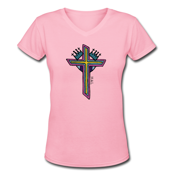 T-shirt - HALelujah! Designs - King of Kings (Women's) - pink
