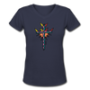 T-shirt - HALelujah! Designs - Power of the Cross (Women's) - navy