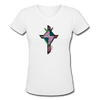 T-shirt - HALelujah! Designs - Cross of Love (Women's) - white