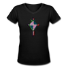 T-shirt - HALelujah! Designs - Cross of Love (Women's) - black