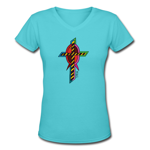 T-shirt - HALelujah! Designs - To Be Reborn (Women's) - aqua