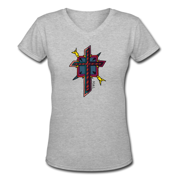T-shirt - HALelujah! Designs - To be Faithful (Women's) - gray