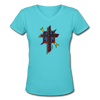 T-shirt - HALelujah! Designs - To be Faithful (Women's) - aqua