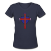 T-shirt - HALelujah! Designs Logo (Women's) - navy