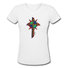 T-shirt - HALelujah! Designs - Star of David (Women's) - white