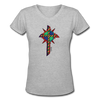 T-shirt - HALelujah! Designs - Star of David (Women's) - gray