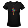 T-shirt - HALelujah! Designs - Star of David (Women's) - black