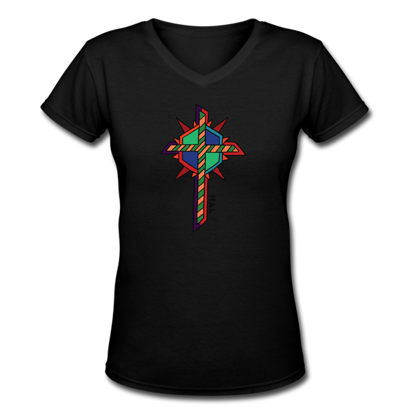 T-shirt - HALelujah! Designs - Star of David (Women's) - black