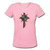 T-shirt - HALelujah! Designs - Star of David (Women's) - pink