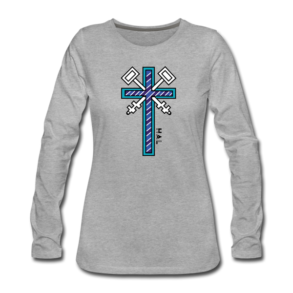 T-shirt - HALelujah! Designs - Keys of the Kingdom (Women's) - heather gray