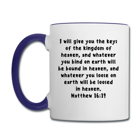 Mug - HALelujah! Designs - Keys of the Kingdom - Matthew 16:19 (11 oz.)