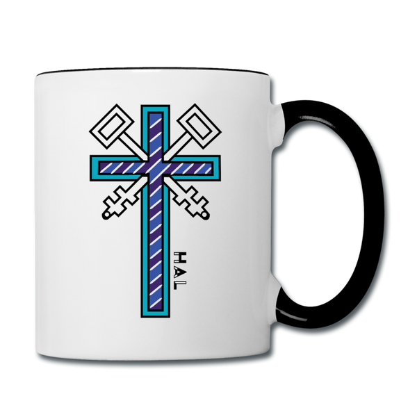 Mug - HALelujah! Designs - Keys of the Kingdom - Matthew 16:19 (11 oz.) - white/black
