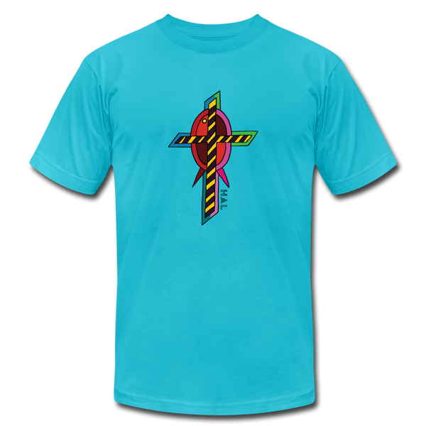 T-shirt - HALelujah! Designs - To Be Reborn (Unisex) - turquoise