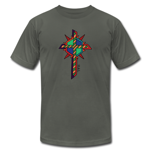 T-shirt - HALelujah! Designs - Star of David (Unisex) - asphalt