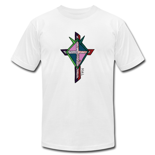 T-shirt - HALelujah! Designs - Cross of Love (Unisex) - white