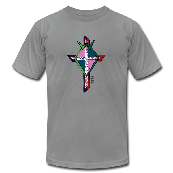 T-shirt - HALelujah! Designs - Cross of Love (Unisex) - slate
