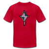 T-shirt - HALelujah! Designs - Cross of Love (Unisex) - red