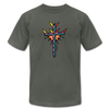 T-shirt - HALelujah! Designs - Power of the Cross - Jersey (Unisex) - asphalt