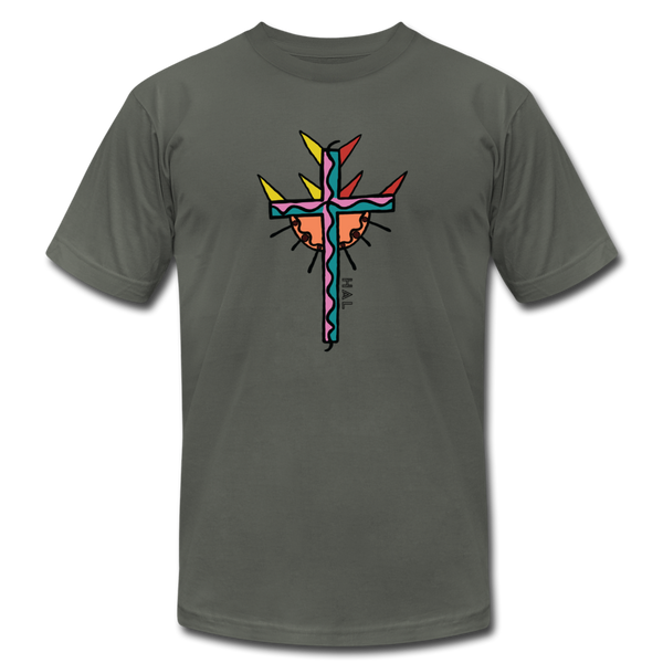 T-shirt - HALelujah! Designs - Power of the Cross - Jersey (Unisex) - asphalt