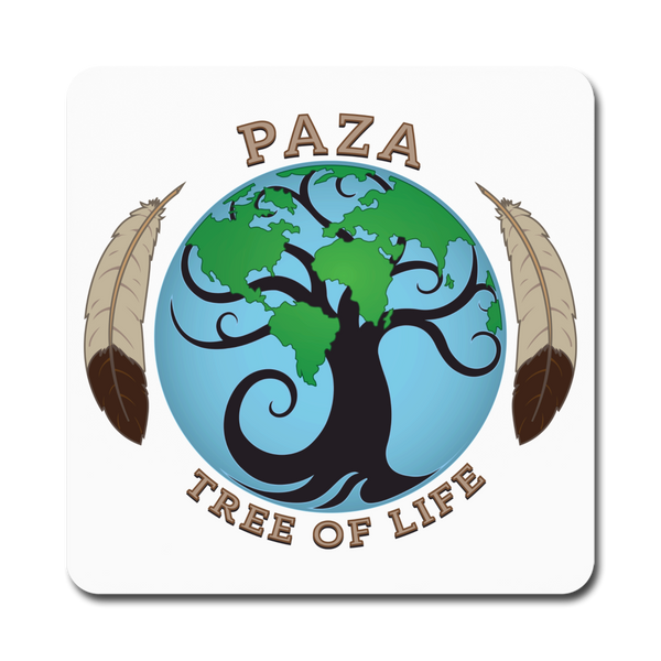 Magnet - PAZA Tree of Life Logo - white