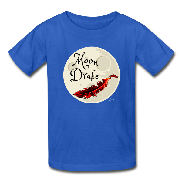 Youth T-Shirt - Moon Drake Series Large Logo - royal blue
