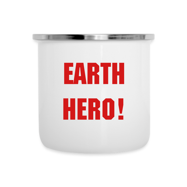 Mug - Moon Drake Anime logo Earth Hero (12 oz.) - white