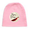 Baby - Infant Hat - Moon Drake Series Logo - light pink