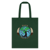 Bag - PAZA Tree of Life Logo Tote - forest green