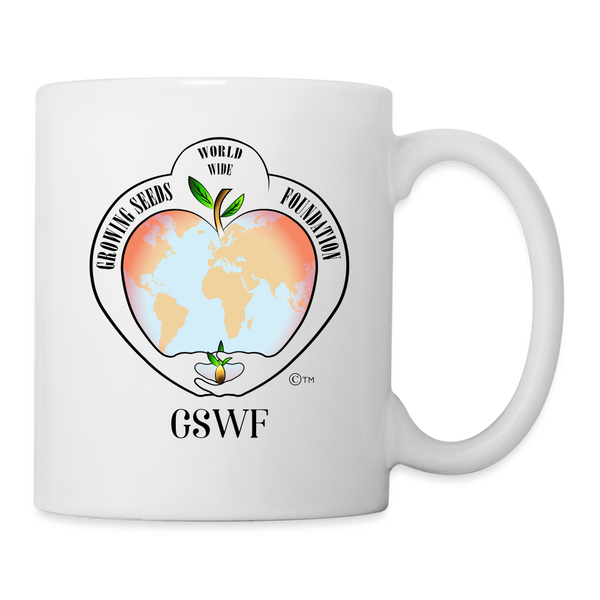 Mug - Logo - Growing Seeds Worldwide - 11 oz. - white